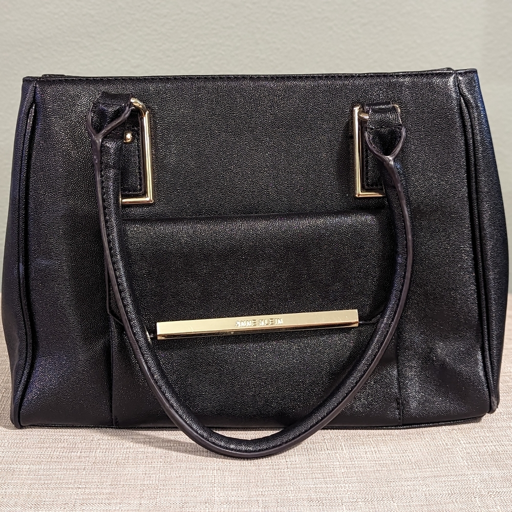Large Black Anne Klein Satchel